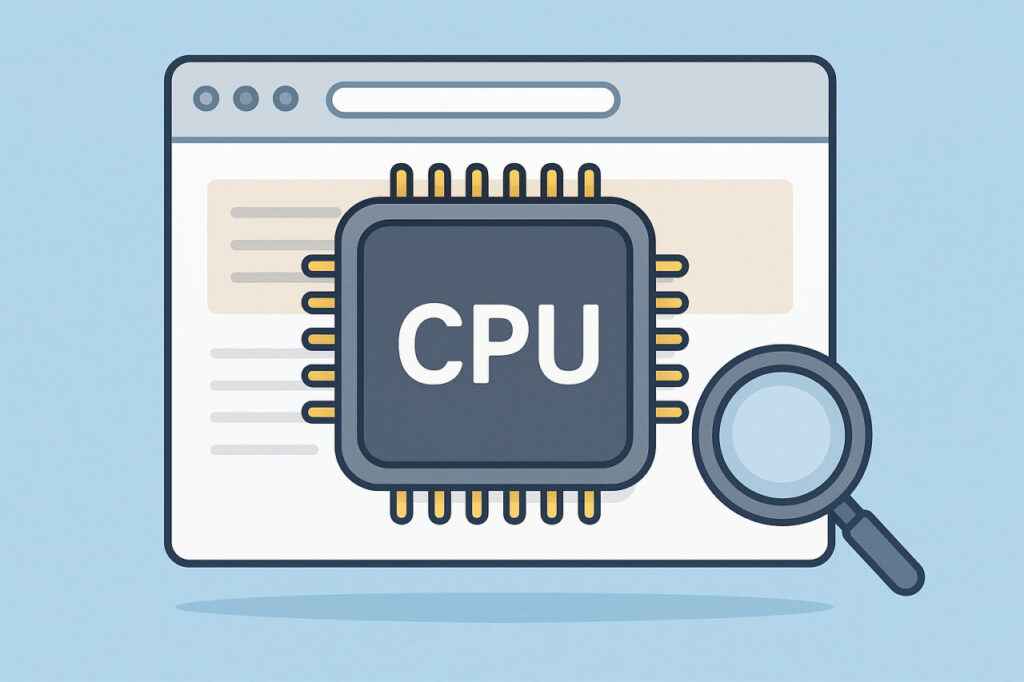 نقش CPU در وب گردی