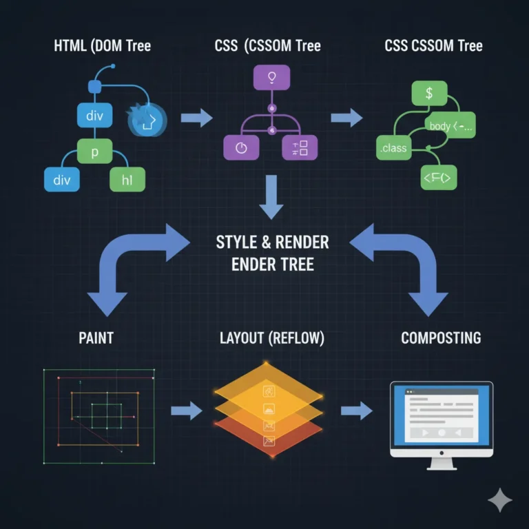 مراحل Rendering در مرورگر برای توسعه‌دهندگان